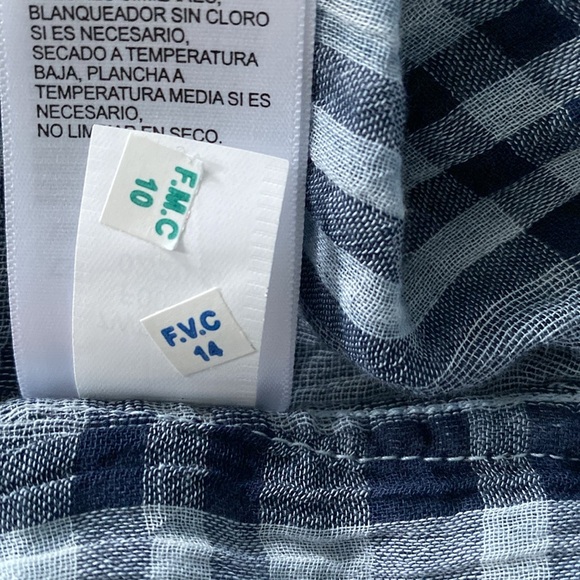 Lucky Brand Plaid Guaze Shirt - Size Small - NWOT - Picture 11 of 11